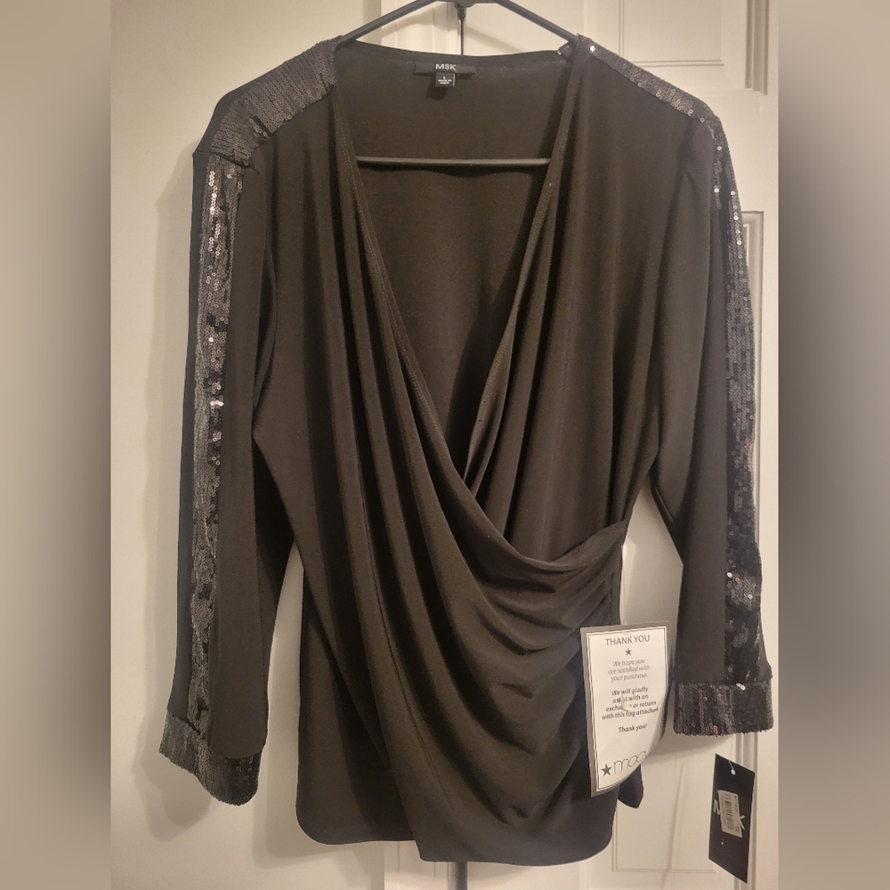 MSK BLACK TOP SZ L